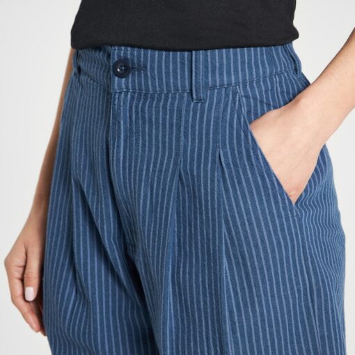 Dedicated Shorts Grundsund Work Stripe Dark Blue