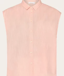 Knowledge Cotton Apparel Sleeveless Shirt Muted Clay