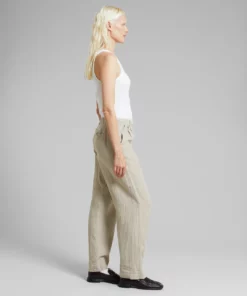 Dedicated Pants Vickleby Linen Ecru