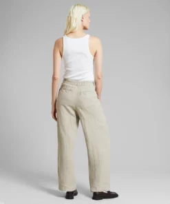 Dedicated Pants Vickleby Linen Ecru