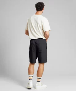 Dedicated Shorts Vejle Linen Phantom Black
