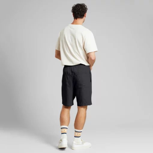 Dedicated Shorts Vejle Linen Phantom Black