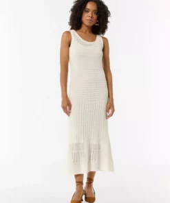 Comma, Lace Dress White