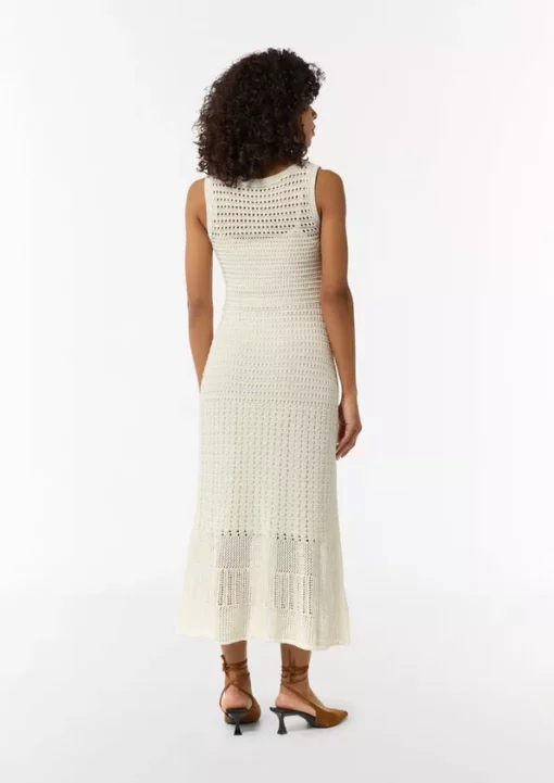 Comma, Lace Dress White