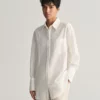 Gant Woman Seersucker Stripe Shirt White
