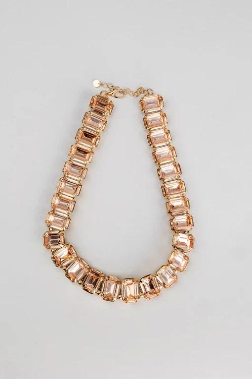 Bow19 Details Liz Necklace Soft Pink
