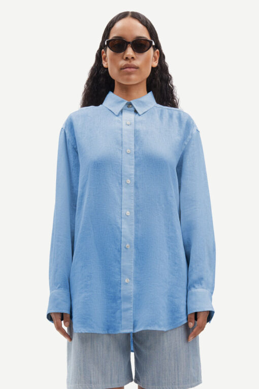 Samsøe Samsøe  Salova Shirt Mid Blue