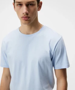 J.Lindeberg Sid Basic T-shirt Chambray Blue