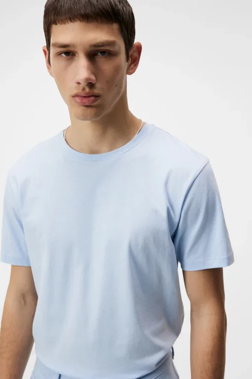J.Lindeberg Sid Basic T-shirt Chambray Blue