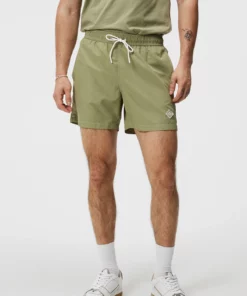 J.Lindeberg Banks Solid Swim Trunks Oil Green