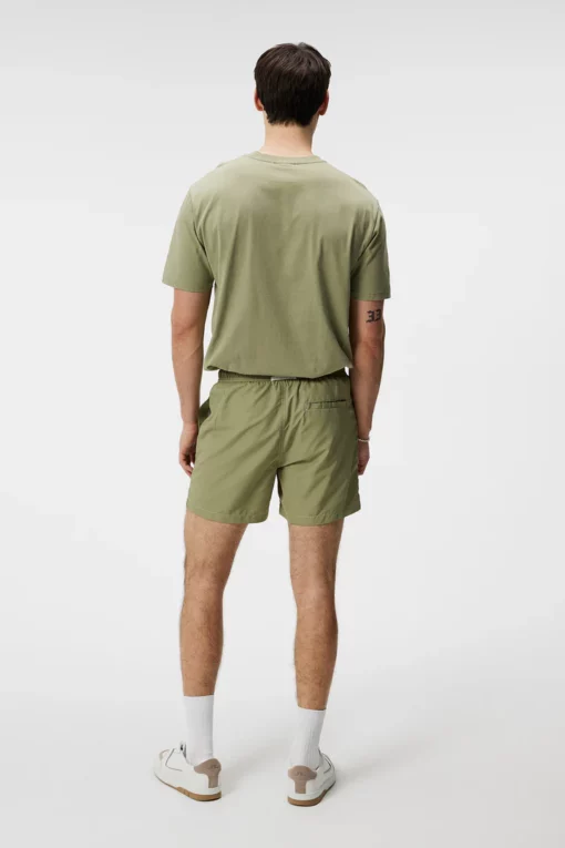 J.Lindeberg Banks Solid Swim Trunks Oil Green