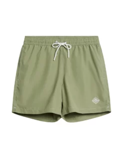 J.Lindeberg Banks Solid Swim Trunks Oil Green