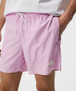J.Lindeberg Banks Solid Swim Trunks Pink Lavender