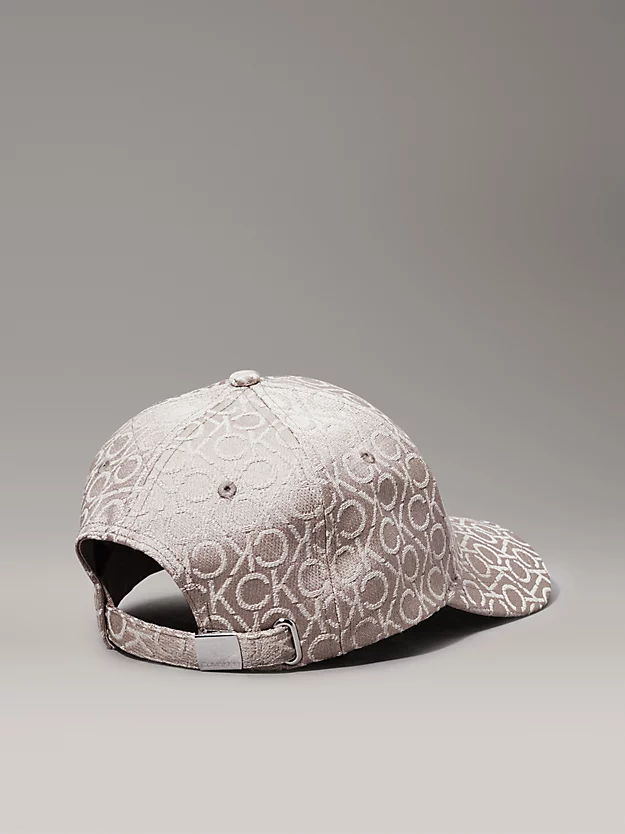 Buy Calvin Klein Jacquard Logo Cap Chanterelle Mono Jacquard