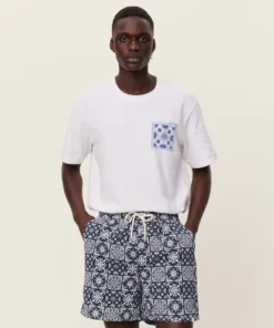 Les Deux Tile T-Shirt White