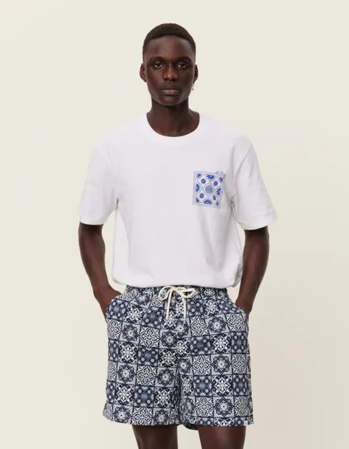 Les Deux Tile T-Shirt White