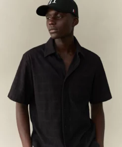 Les Deux Charlie SS Shirt Black