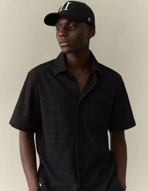 Les Deux Charlie SS Shirt Black