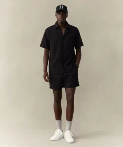 Les Deux Charlie SS Shirt Black