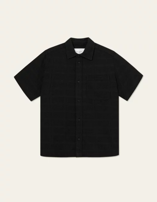 Les Deux Charlie SS Shirt Black