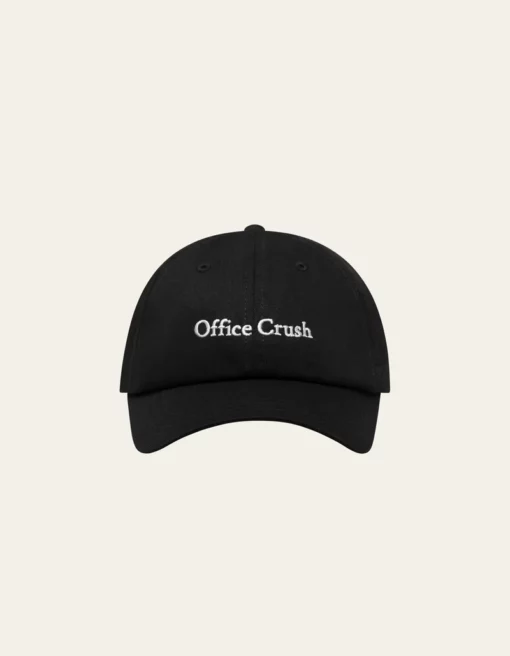 Les Deux Newspaper Dad Cap Black/Light Ivory
