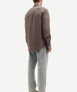 Samsøe Samsøe Liam NF Linen Shirt Bungee Cord