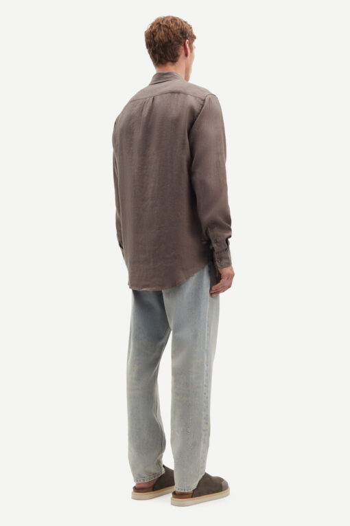 Samsøe Samsøe Liam NF Linen Shirt  Bungee Cord