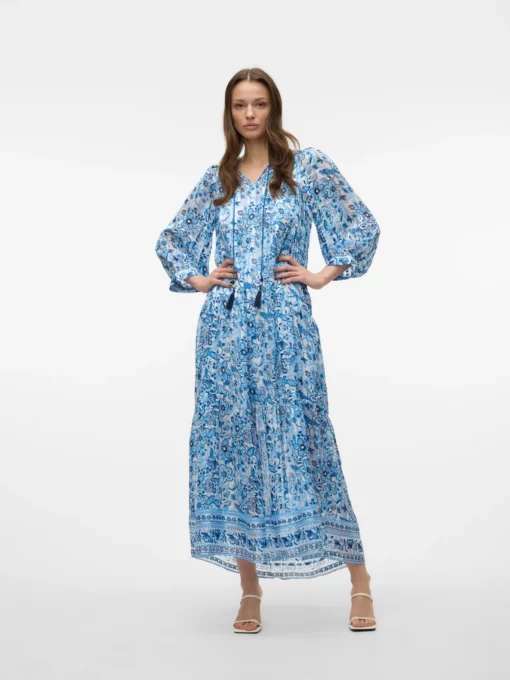 Vero Moda Hedi Maxi Dress Aqua