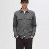 Selected Homme Jackie Sweat Jacket Granite Grey