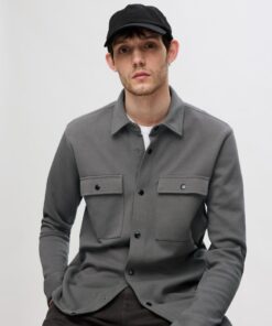 Selected Homme Jackie Sweat Jacket Granite Grey