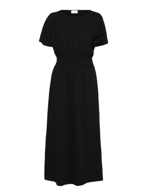 Selected Femme Amelie 2/4 Midi Dress Black