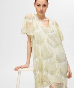 Selected Femme Felica Lace Dress Flan