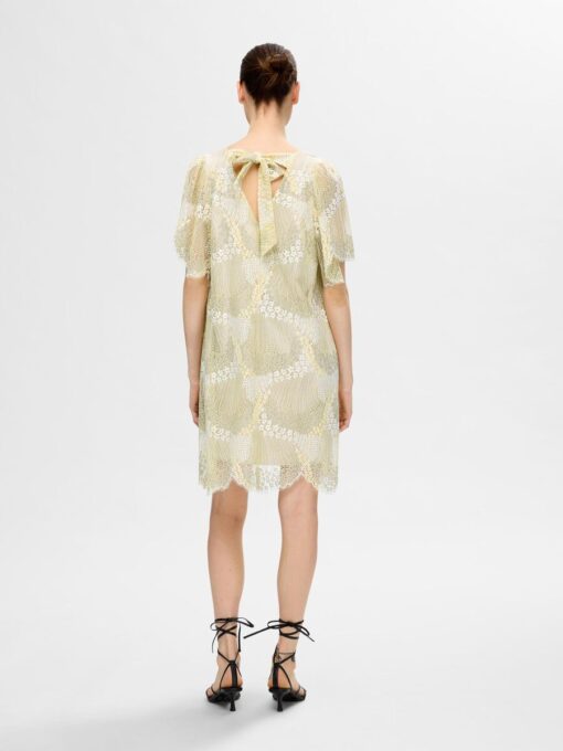 Selected Femme Felica Lace Dress Flan