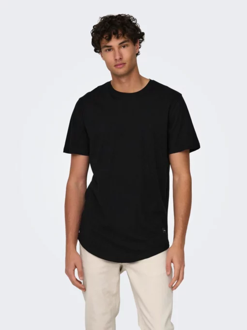 Only & Sons Matt Longy T-shirt Black