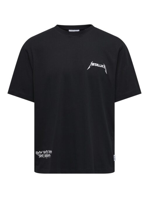 Only & Sons Metallica T-shirt Black