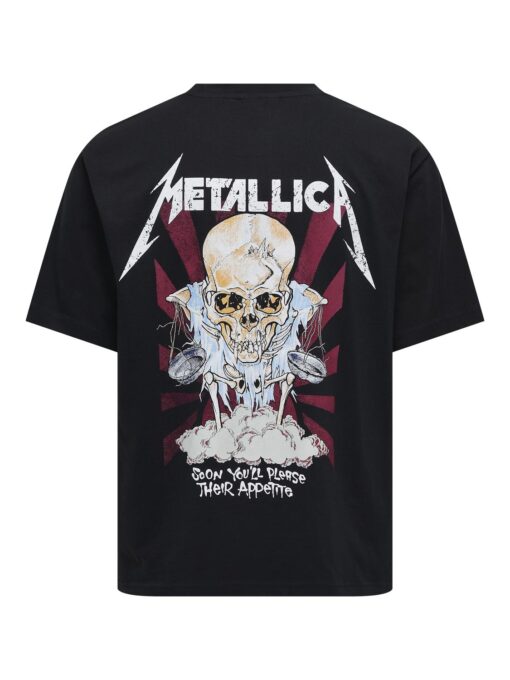 Only & Sons Metallica T-shirt Black