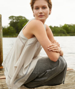 Part Two Jasmin Skirt Grey Denim