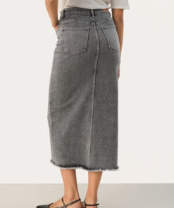 Part Two Jasmin Skirt Grey Denim