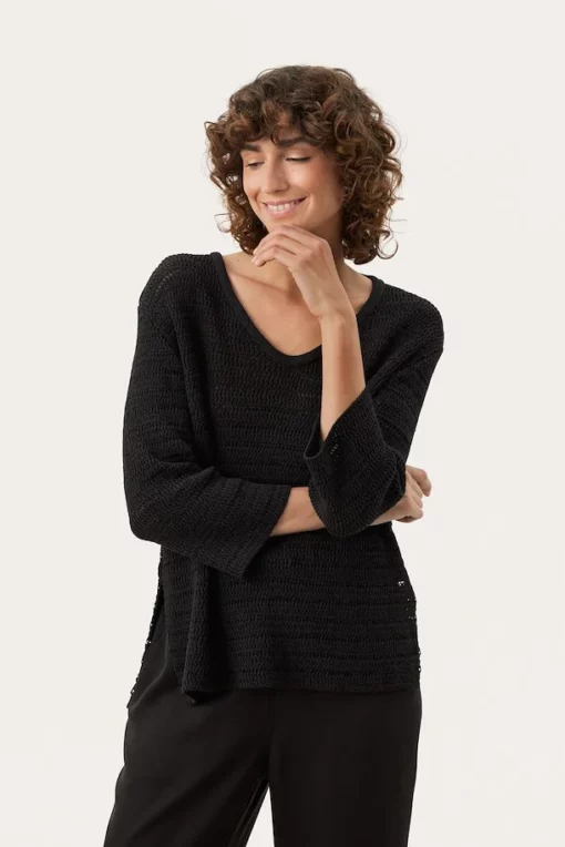 Part Two Judith Pullover Black