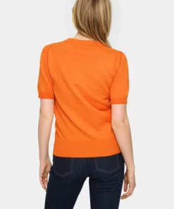 Saint Tropez Milasz SS Pullover Apricot