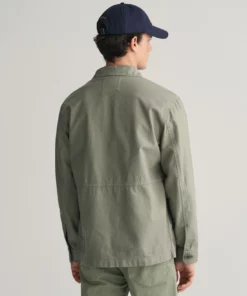 Gant GMNT Dyed Overshirt Jacket Dry Green