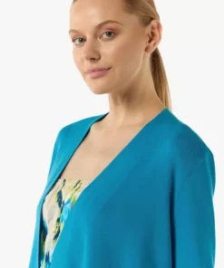 Comma, Short Cardigan Pastel Turquoise
