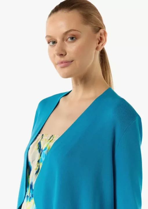 Comma, Short Cardigan Pastel Turquoise