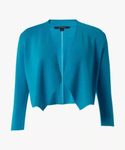 Comma, Short Cardigan Pastel Turquoise
