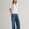 Gant Woman Low Wide Leg Jeans Mid Blue Vintage