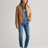 Gant Woman Light Down Jacket Warm Khaki