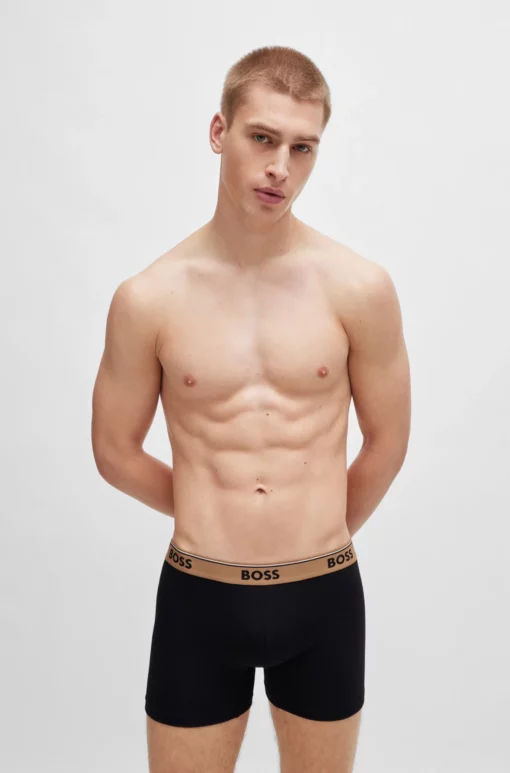 Boss 3-Pack Logo Boxers Black