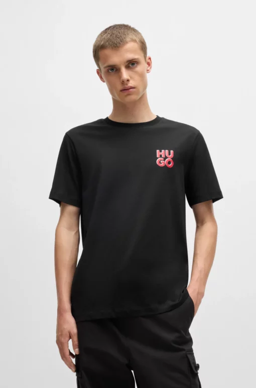 Hugo Dimoniti T-shirt Black