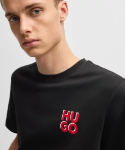 Hugo Dimoniti T-shirt Black