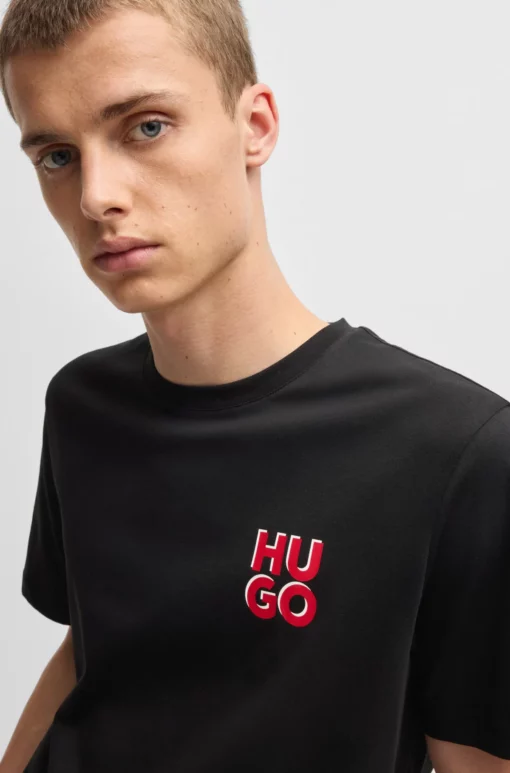 Hugo Dimoniti T-shirt Black
